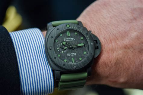 used panerai carbotech|Panerai submersible carbotech marina militare.